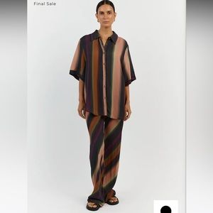 NWT DISSH Lulu ombré bias cut pant